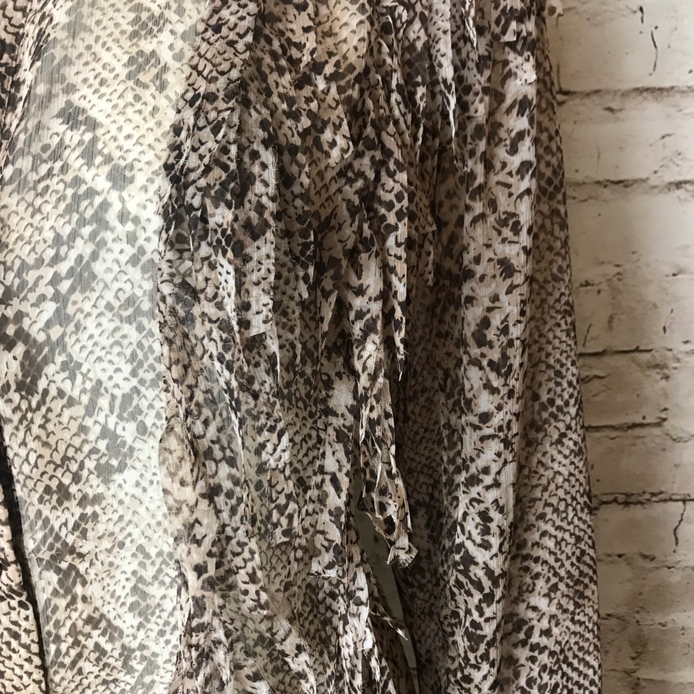 Chico’s Sheer Leopard Print Button Up - image 4